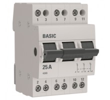 Переключатель трехпозиционный модульный 3п 25А EKF Basic