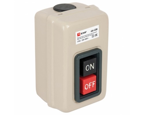Выключатель кнопочный с блокировкой ВКИ-230 EKF
