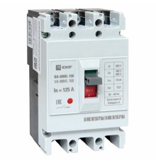 Выключатель автоматический 125А (35кА) ВА-99М 100/125 EKF PROXima