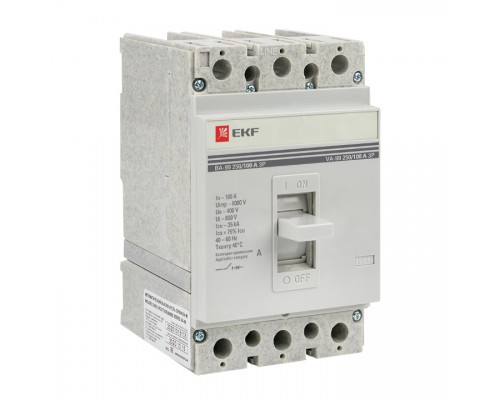 Выключатель автоматический 100А (35кА) ВА-99/250 EKF PROxima