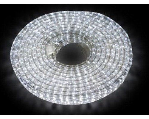 Дюралайт LED бел 24L/m 3L10m+конр и защ