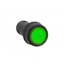 Кнопка SW2C-10D зеленая с подсветкой EKF