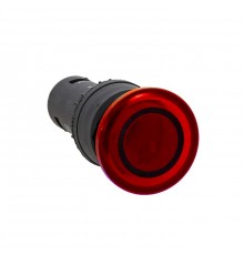 Кнопка SW2C-10МD "Грибок"красная с подсветкой EKF